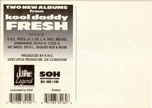 Load image into Gallery viewer, Kool Daddy Fresh-Plottin&#39;/Licensed To Chill Post Card (1997)

