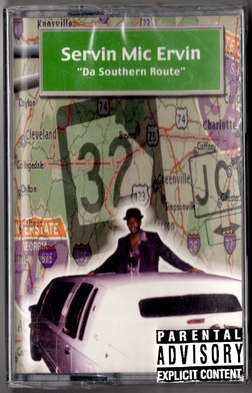 Servin Mic Ervin-Da Southern Route Cassette Tape (1998)